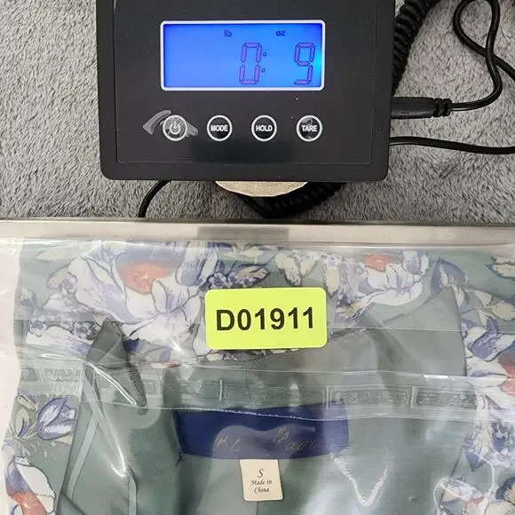 Francescas Blue Rain Dress Womens S Green Floral V-Neck Button Front Mini Lined - Picture 10 of 10